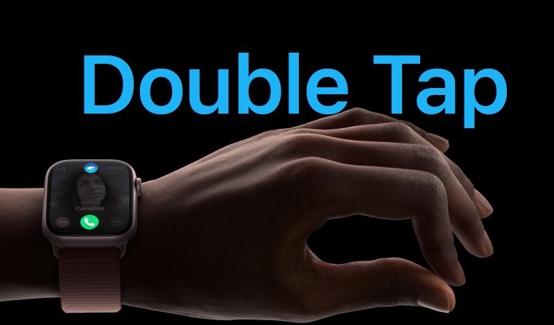 double tap feature for apple watch series 9 helpful for nurses